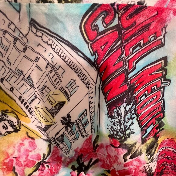 RARE Morgan Y2K Timeless Parisian Art Deco Tulle Lightweight Comfy Slip Dress XS - Picture 9 of 11